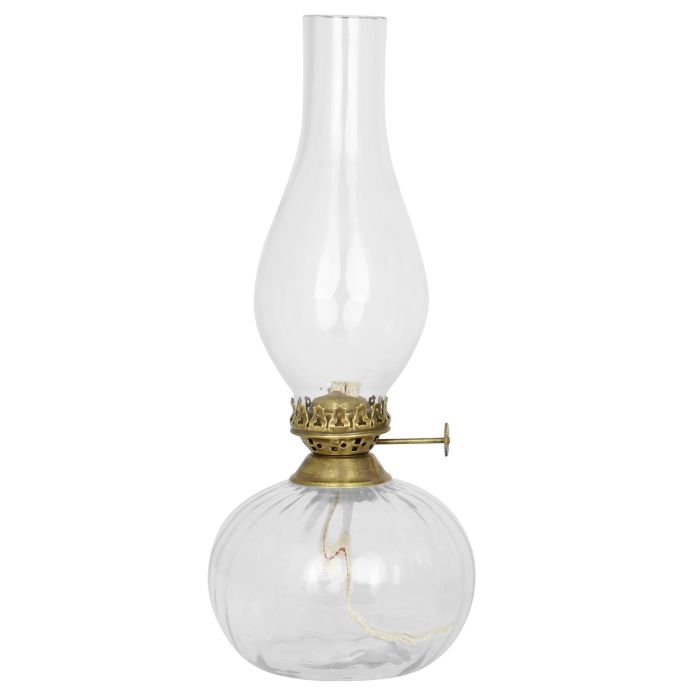 Strömshaga / Skleněná petrolejová lampa Elisabeth Round Small