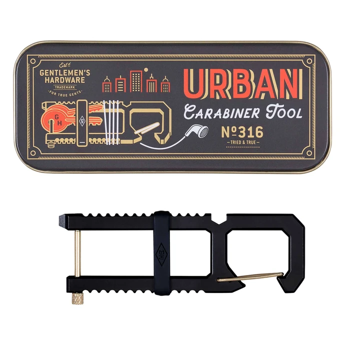 GENTLEMEN'S HARDWARE / Multifunkční klíčenka Urban Carabiner Tool