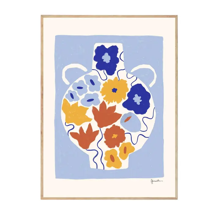 THE POSTER CLUB / Autorský plagát Flower Pot by Frankie Penwill 40x50 cm