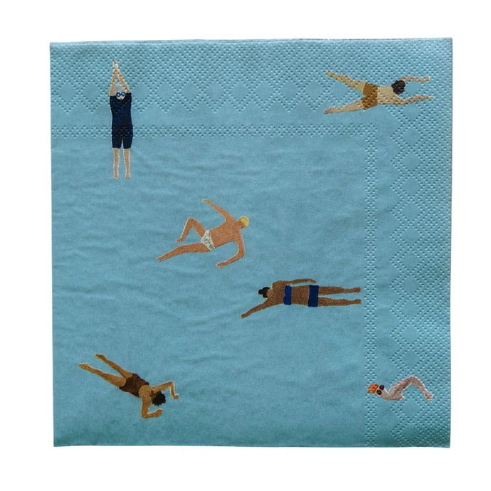 Fine Little Day / Papírové ubrousky Swimmers 25 ks