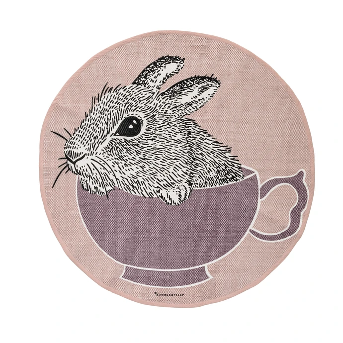 Bloomingville / Koberček Rabbit in a Purple Cup