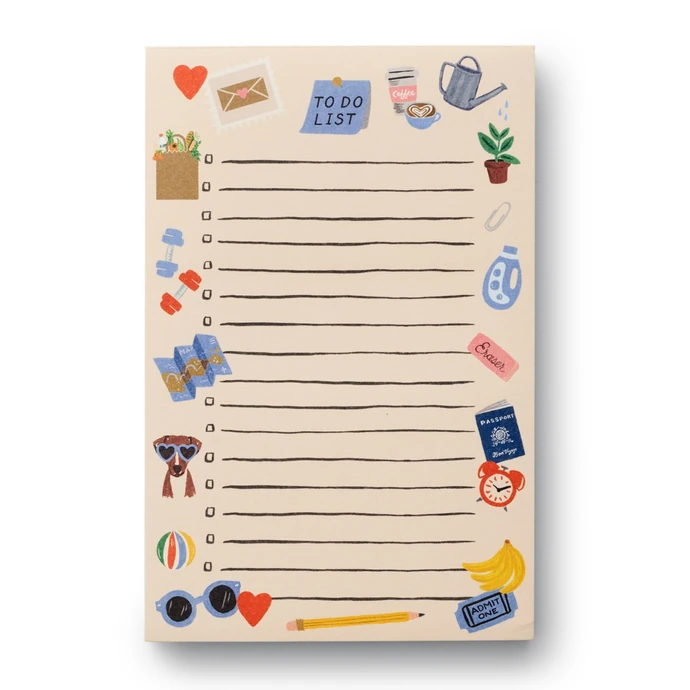 Rifle Paper Co. / Poznámkový blok TO DO ilustration