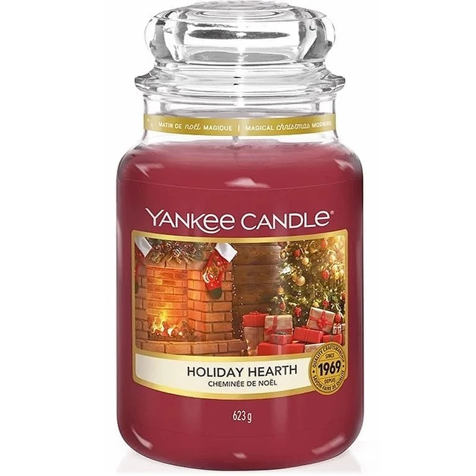 Yankee Candle / Svíčka Yankee Candle 623 g - Holiday Hearth