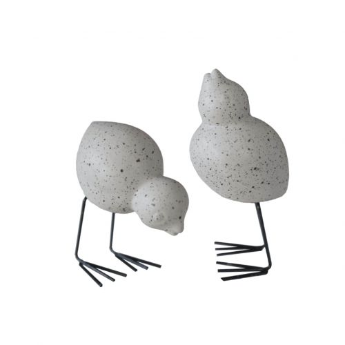 DBKD / Veľkonočná dekorácia Swedish Birds Mole Dot - set 2 ks