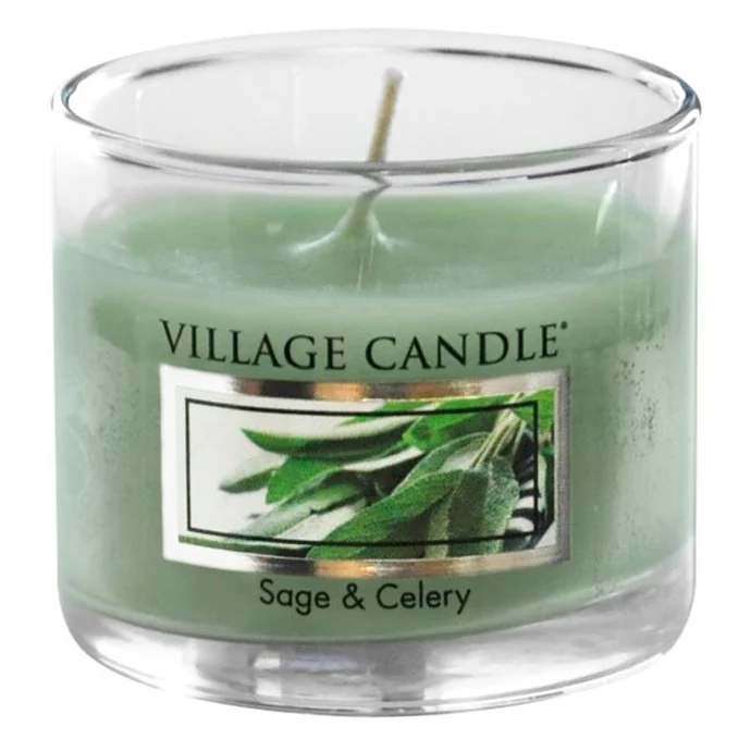 VILLAGE CANDLE / Mini svíčka Village Candle - Sage and Celery