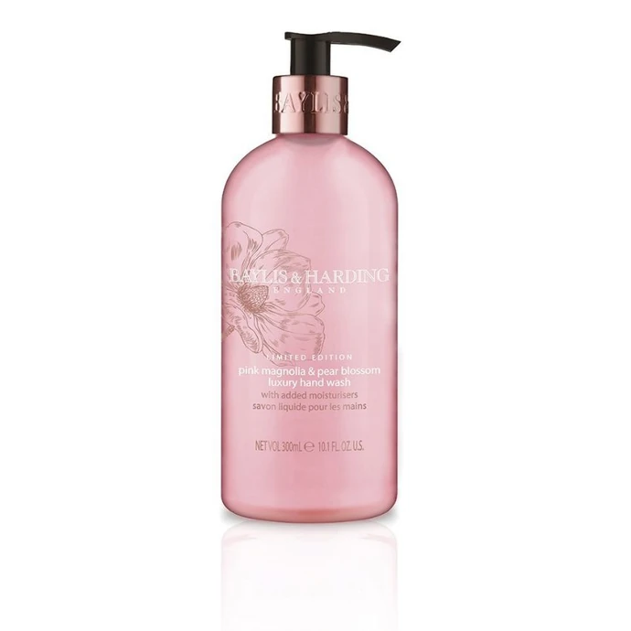 Baylis & Harding / Tekuté mýdlo Pink Magnolia and Pear Blossom - 300 ml