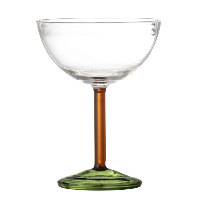 Bloomingville / Sklenice na koktejl Martine Green Glass 230 ml