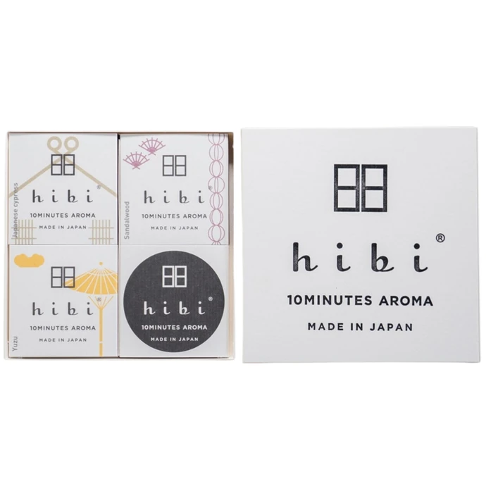 Hibi / Dárková sada vonných sirek Hibi Japanese Scents - set 3 x 8 ks