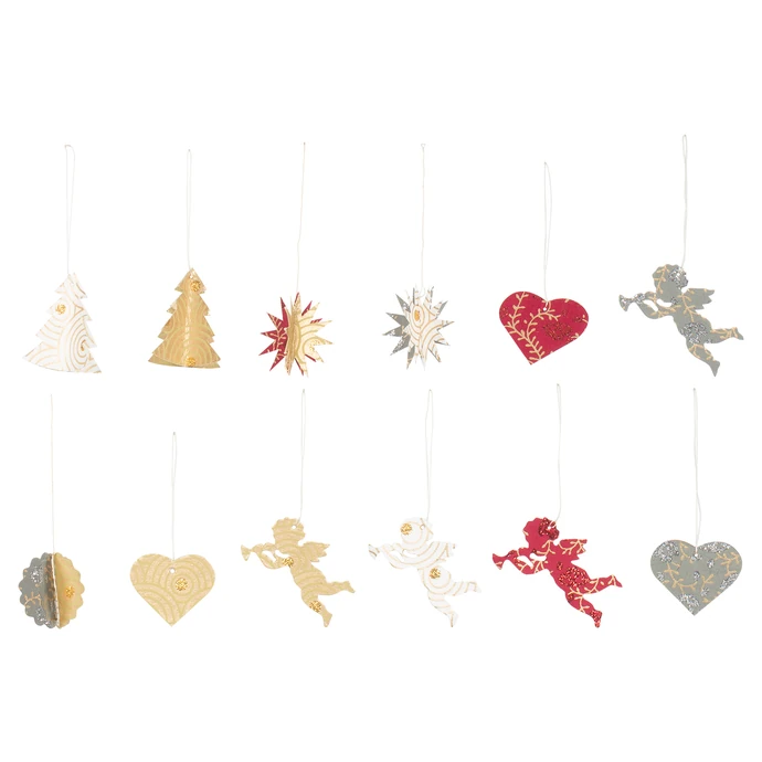 Maileg / Vianočné papierové ozdoby Ornaments