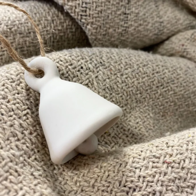 Ib Laursen / Porcelánový zvoneček White 4,5 cm