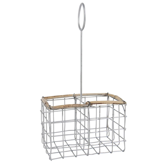 Ib Laursen / Drôtený držiak na solničku a koreničku Wire & Bamboo