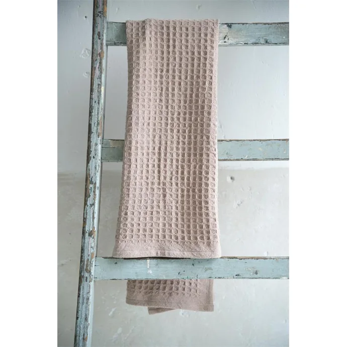 Jeanne d'Arc Living / Bavlněný ručník Waffle Dusty Rose 50x100cm