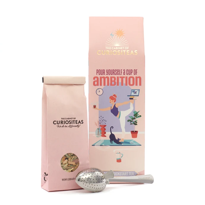 The Cabinet of CURIOSITEAS / Organický bylinný čaj Cup of Ambition 75 g + sítko