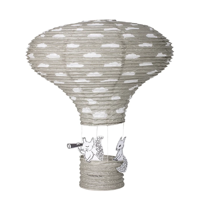 Bloomingville / Papírový létající balón Grey 40 cm