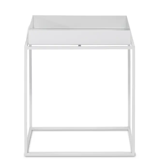 HAY / Kovový stolík Tray Table S White