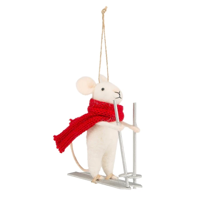 sass & belle / Závesná ozdoba Skiing Mouse