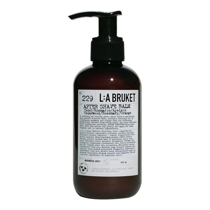 L:A BRUKET / Balzám po holení Cedarwood Rosemary Orange 190ml