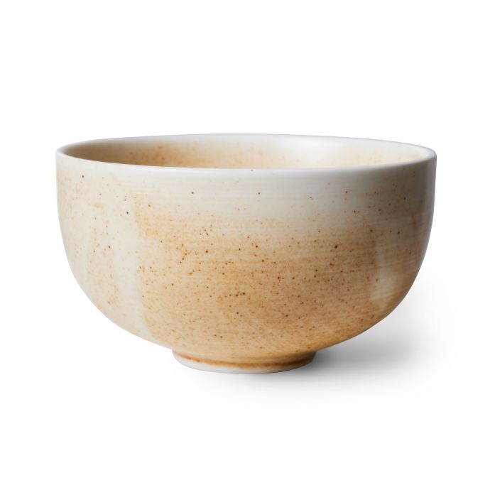 HK living / Keramická miska Chef Rustic Cream/Brown 250ml