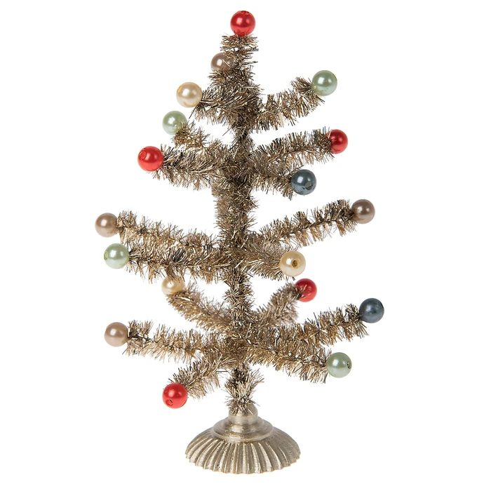 Maileg / Vianočný stromček pre zvieratká Maileg Gold Small