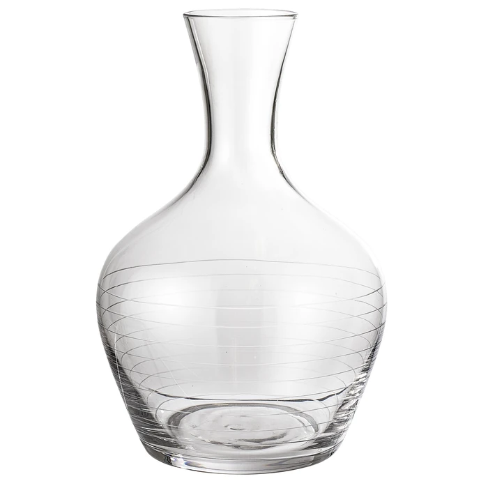 Bloomingville / Sklenená karafa Line Clear 1,75 l