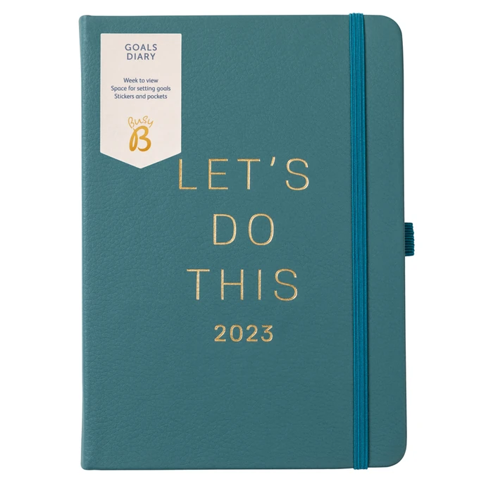 Busy B / Týdenní plánovací diář Goals Diary Pine 2023