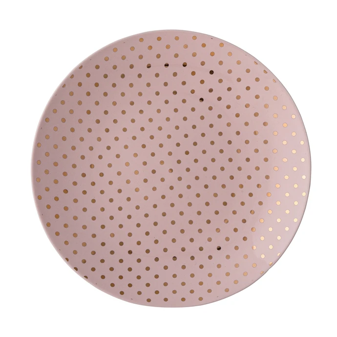 Bloomingville / Dezertní talíř Henrietta Gold dots 20 cm