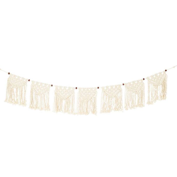 Talking Tables / Macramé girlanda Boho Cream Macrame 1,3 m