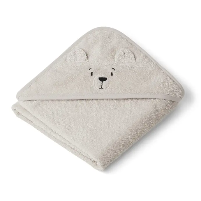 LIEWOOD / Dětská osuška s kapucí Albert Polar Bear Sandy