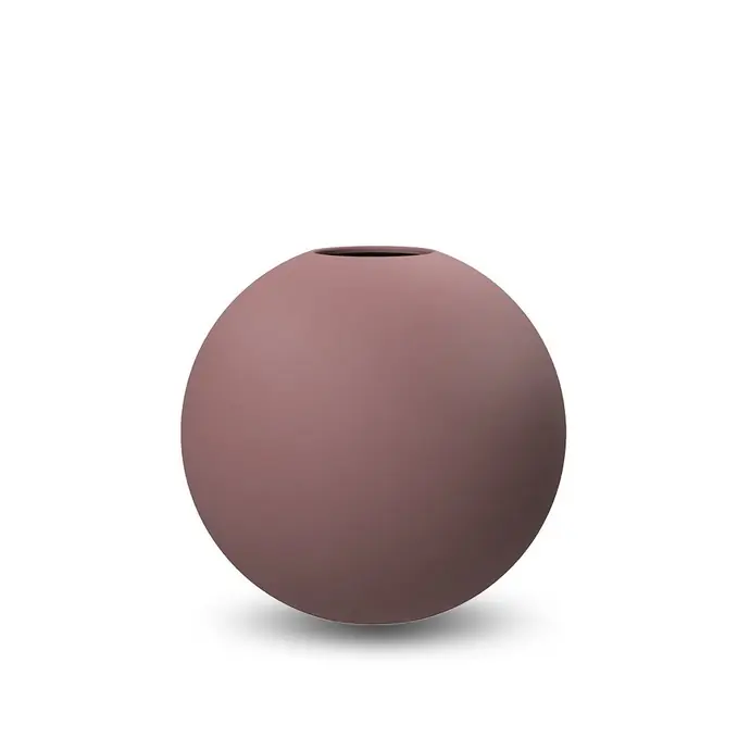 COOEE Design / Kulatá váza Ball Cinder Rose 10 cm
