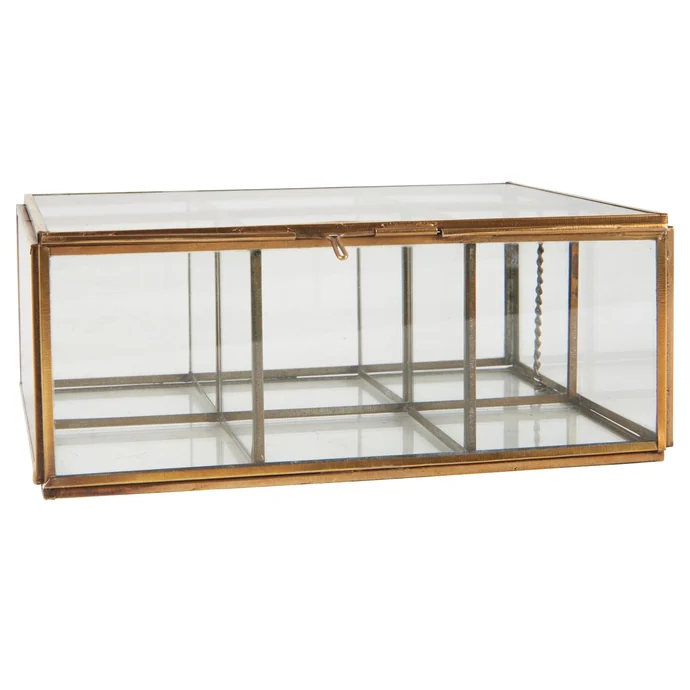 Ib Laursen / Skleněný box s přihrádkami