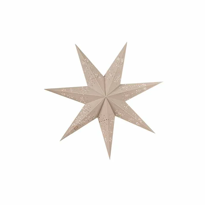 Blossom / Papierová svietiaca hviezda Orient Grey 36 cm