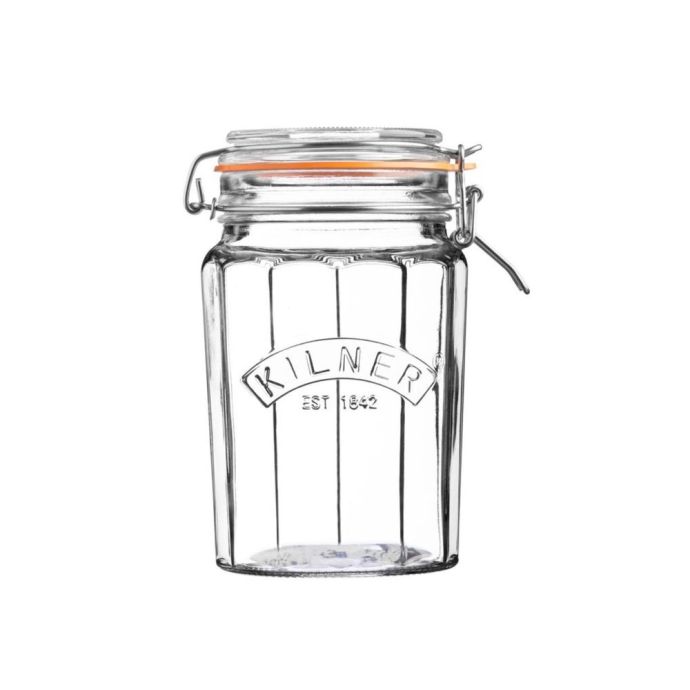 KILNER / Guľatý zavárací pohár s klipom 950 ml