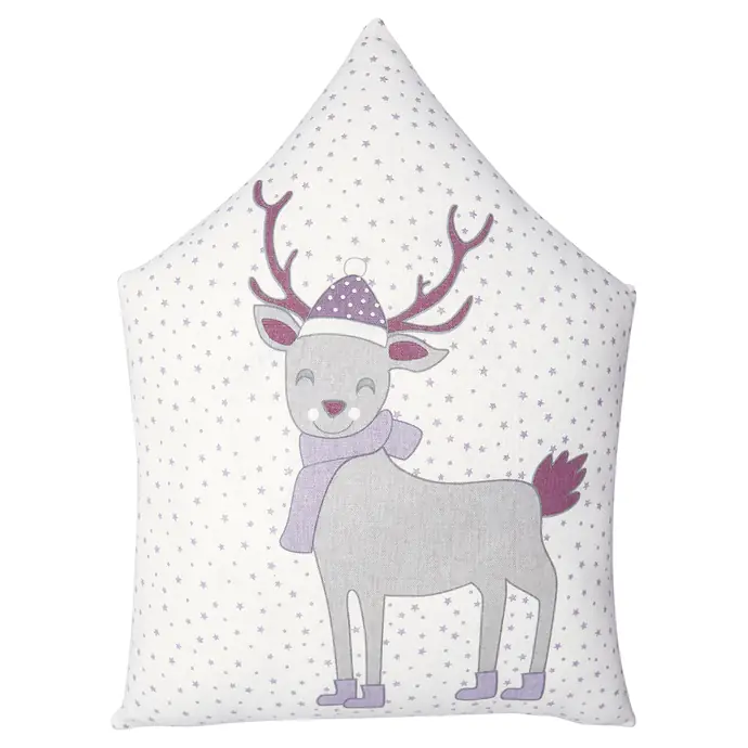 GREEN GATE / Bavlněný polštář Deer Lavender 31x45cm