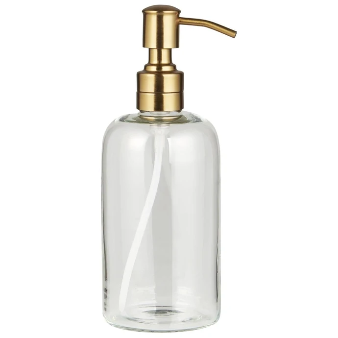 IB LAURSEN / Sklenený dávkovač na mydlo Brass Small