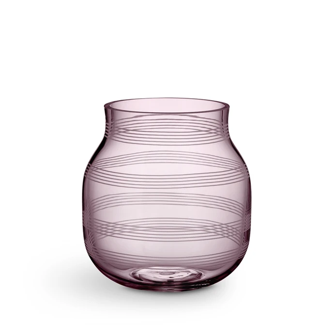 KÄHLER / Sklenená váza Omaggio Plum 17 cm