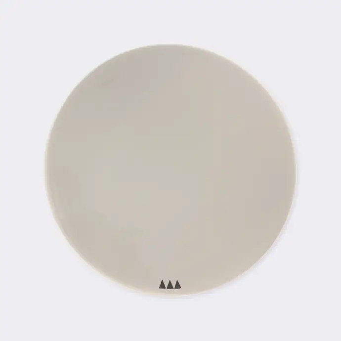 ferm LIVING / Porcelánový tácek Platter Grey