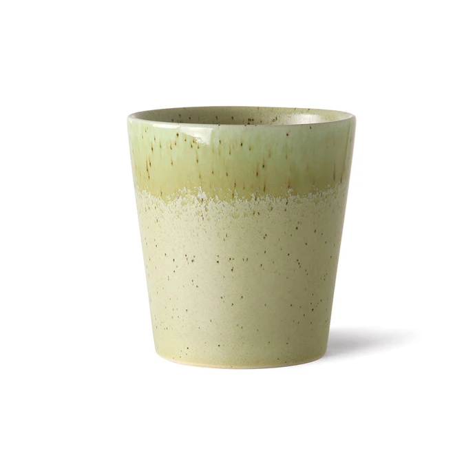 HK living / Keramický hrneček 70's Mug Pistachio 180ml