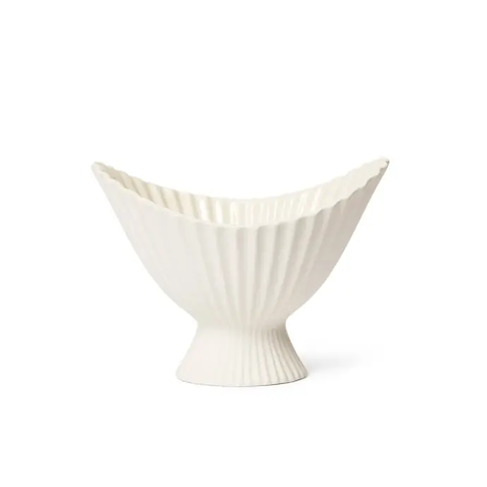 ferm LIVING / Designová misa Fountain Off White Small