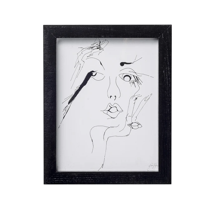 Bloomingville / Obrázek Sketched woman 20x25