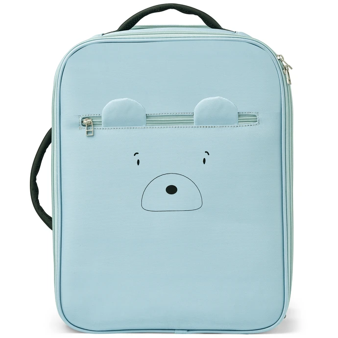 LIEWOOD / Dětský cestovní kufr na kolečkách Jeremy Mr Bear sea blue