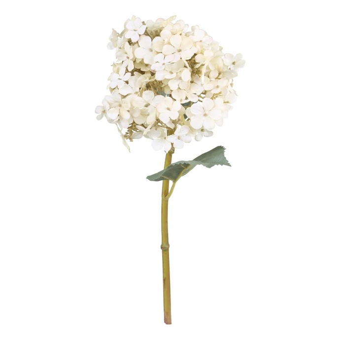 Dekorativní umělá hortenzie Hydrangea Cream 50 cm