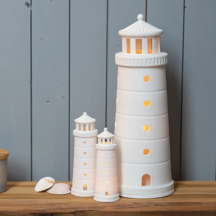 Porcelánový svícen Lighthouse 40 cm