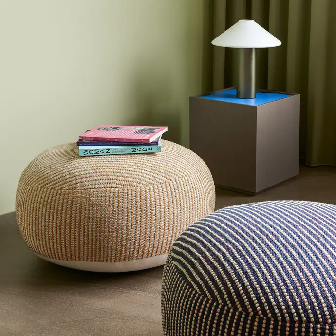 Designový pouf Mochi Sand / Multicolor Ø 75 cm