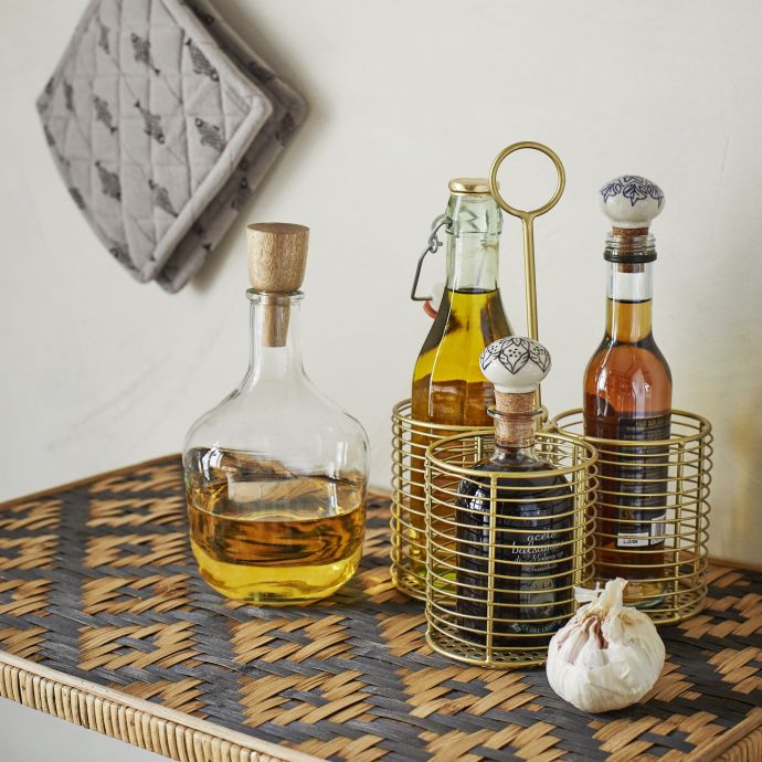 Skleněná karafa na vodu Mango Wood 800 ml