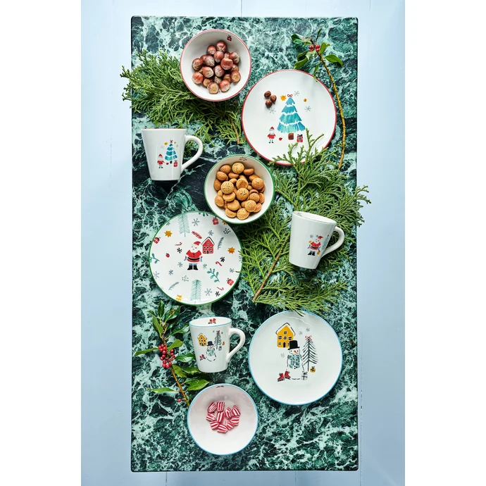 Keramický talíř Santa Claus 20,5 cm