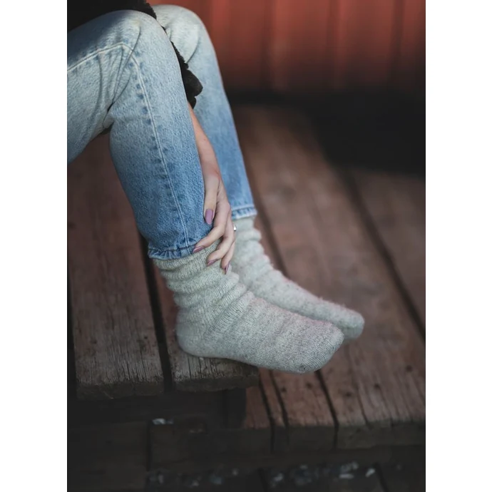 Vlněné ponožky Light Grey