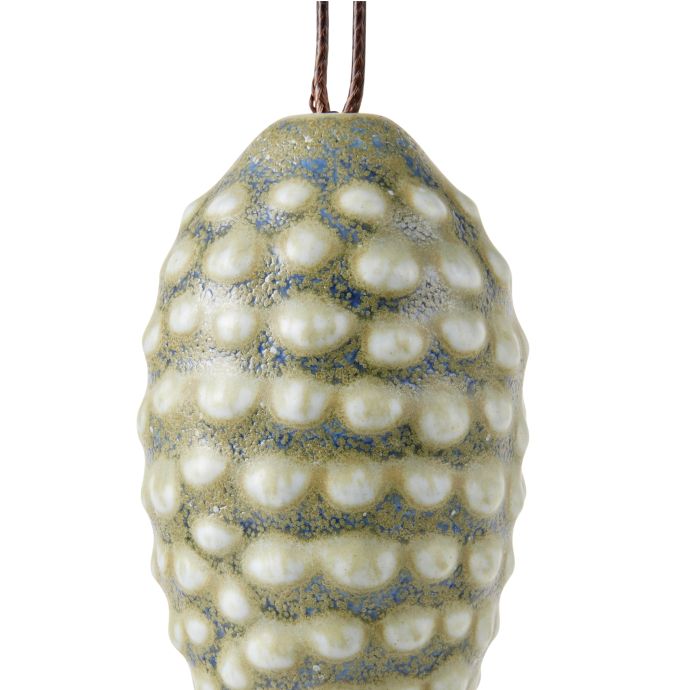 Porcelánová vánoční ozdoba Pine Cone 6 cm