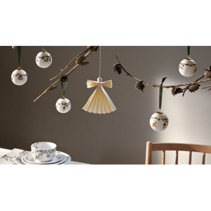 Porcelánová vánoční baňka Hammershøi Christmas 2023