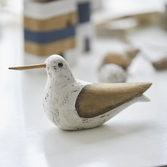 Dřevěná dekorace Bird lying down Nautico