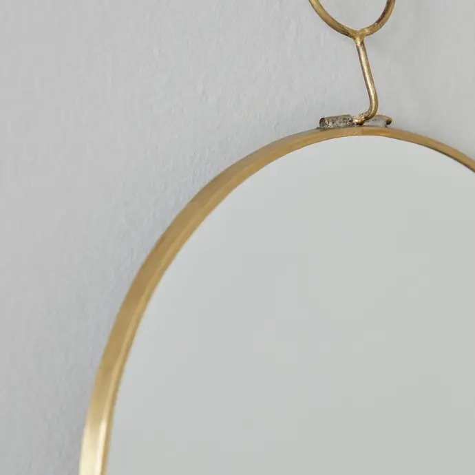 Nástěnné zvětšovací zrcadlo Brass 22cm